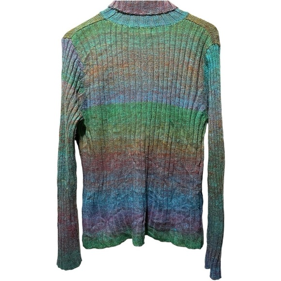 Coldwater Creek Turtleneck Ombre Sweater - Picture 2 of 8